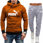 Winter Men's Tracksuit 2 Pieces Set Hoodies+Pants Sport Suits for Men Sweatshirt Zipper Hoodies Men's Clothing Sets Sportswear