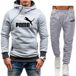 Winter Men's Tracksuit 2 Pieces Set Hoodies+Pants Sport Suits for Men Sweatshirt Zipper Hoodies Men's Clothing Sets Sportswear